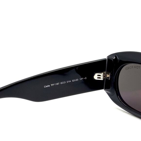 New, TOM FORD Cielle Sunglasses TF1187 01A Authentic main image 6